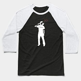 Corona White Street-Artwork Baseball T-Shirt